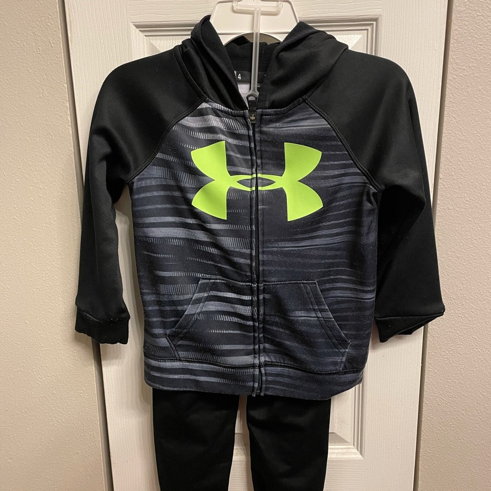 2 sets of little boys track suits - Under Armour like new - Size 4